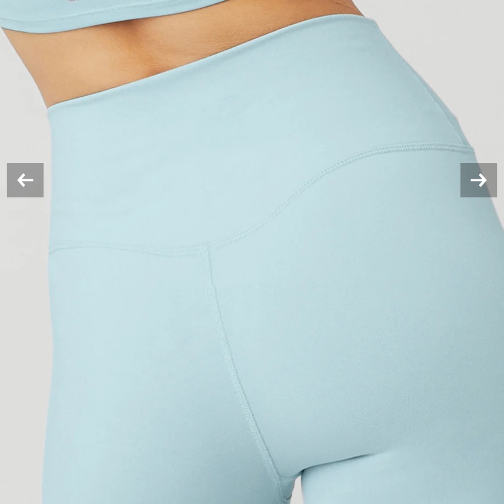 ALO Yoga Blue High-Waisted Leggings